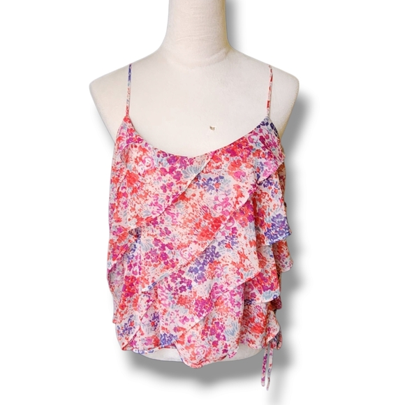 American Eagle Outfitters Tops - American Eagle Outfitters Sheer Floral Tank Top